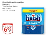 Spülmaschinenreiniger Maxipack im Angebot bei GLOBUS in Altenburg Spülmaschinenreiniger Maxipack Angebote von Finish bei GLOBUS Altenburg für 6,99 €