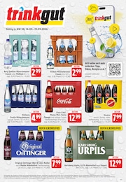 Aktueller Trinkgut Supermarkt Prospekt für Dillingen (Saar) 14.09.2026 - 19.09.2026 Trinkgut Prospekt für Dillingen (Saar) mit 6 Seiten