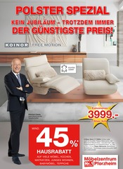 Sofa im Möbelzentrum Pforzheim Prospekt in Karlsruhe Aktueller Möbelzentrum Pforzheim Prospekt mit Sofa, "POLSTER SPEZIAL", Seite 1