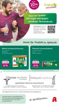 mea - meine apotheke Prospekt der Woche "Unsere September-Angebote" Seite 1, 01.09.2025 bis 30.09.2025 für Mainz Aktueller mea - meine apotheke Prospekt "Unsere September-Angebote" Seite 1 von 4 Seiten für Mainz