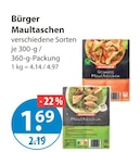 Maultaschen im V-Markt Prospekt Maultaschen von Bürger im aktuellen V-Markt Prospekt für 1,69 €
