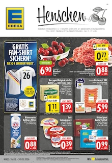 EDEKA Prospekt der Woche "Aktuelle Angebote" Seite 1, 26.05.2026 bis 30.05.2026 für Iserlohn Aktueller EDEKA Prospekt "Aktuelle Angebote" Seite 1 von 26 Seiten für Iserlohn