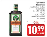 Kräuterlikör im Angebot bei E center in Erlangen Kräuterlikör Angebote von Jägermeister bei E center Erlangen für 10,99 €