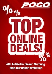Waschmaschine im POCO Prospekt in Braunschweig Aktueller POCO Prospekt mit Waschmaschine, "TOP ONLINE DEALS!", Seite 1