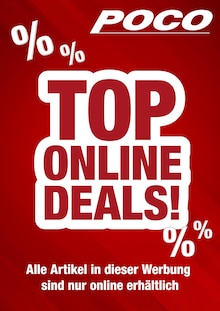 POCO Wülfrath Prospekt "TOP ONLINE DEALS!" mit 1 Seite