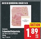 Schweinefiletpastete von Schulte für 1,89 € bei EDEKA im Angebot Schweinefiletpastete von Schulte im aktuellen EDEKA Prospekt