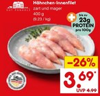 Hähnchen-Innenfilet im Netto Marken-Discount Prospekt Hähnchen-Innenfilet von GUT PONHOLZ im aktuellen Netto Marken-Discount Prospekt für 3,69 €