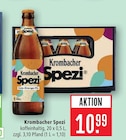 Spezi im Angebot bei Marktkauf in Kirchheim Spezi Angebote von Krombacher bei Marktkauf Kirchheim für 10,99 €