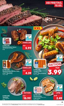 Rindfleisch im Kaufland Prospekt "Aktuelle Angebote" mit 54 Seiten (Braunschweig)
