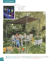 Promos Tonnelle dans le catalogue "BARBEUC, SIESTE, PÉTANQUE PLACE À LA DÉTENTE" de Jardiland à la page 14