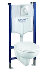 WC suspendu avec bâti-cuvette sans bride Solido Bau Start - Blanc - Brico Cash à Épinay-sur-Seine WC suspendu avec bâti-cuvette sans bride Solido Bau Start - Blanc en promo chez Brico Cash Épinay-sur-Seine à 379,00 €