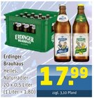 Helles Angebote von Erdinger Brauhaus bei Getränke Arena Essen für 17,99 €