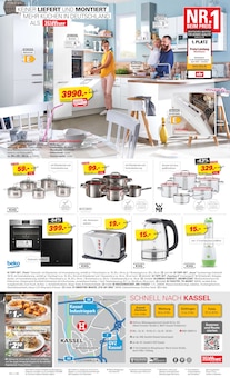 Küche im Höffner Prospekt "FAMILY & FRIENDS" mit 8 Seiten (Kassel)