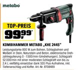KOMBIHAMMER METABO "KHE 2445" Angebot in St. Kilian KOMBIHAMMER METABO "KHE 2445" im aktuellen Prospekt bei OBI in St. Kilian