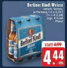Weisse im Angebot bei E center in Hückelhoven Weisse Angebote von Berliner Kindl bei E center Hückelhoven für 4,44 €