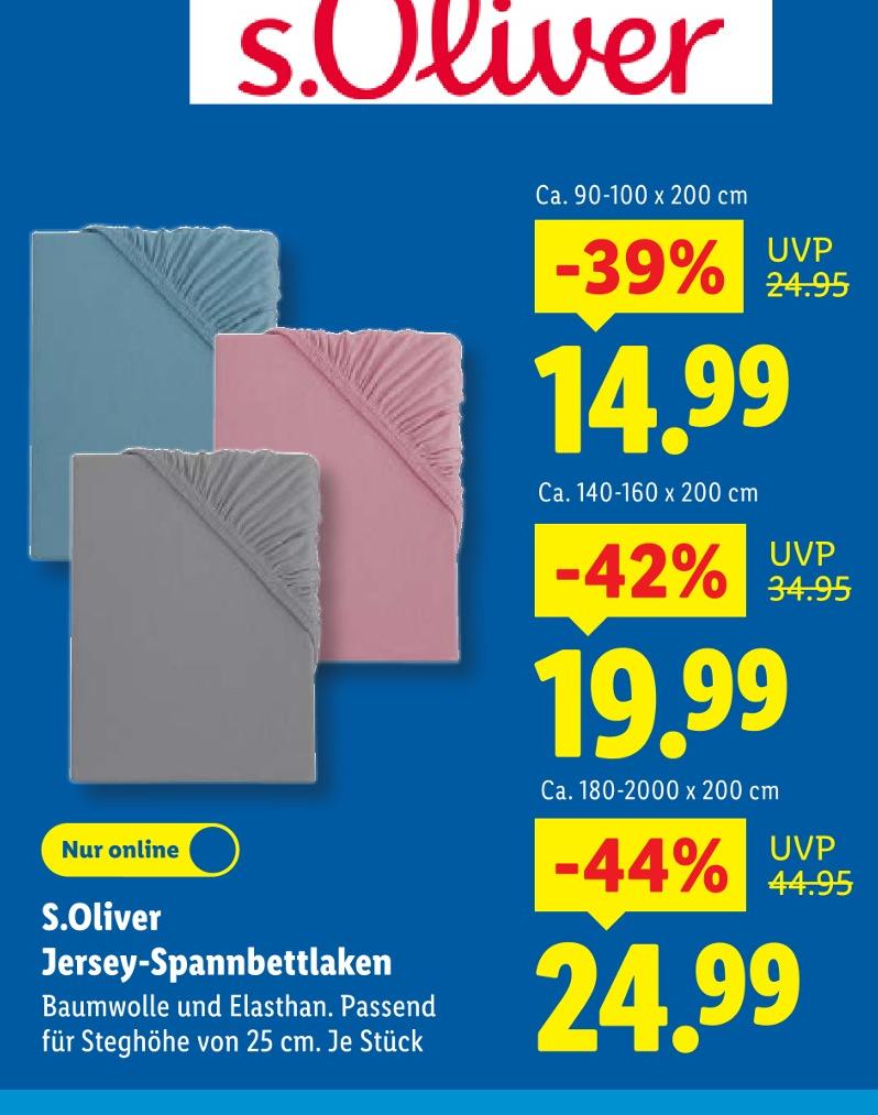 Jersey-Spannbettlaken