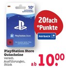 PlayStation Store Gutscheine Angebote bei E center Weinheim für 10,00 €