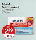Sodbrennen im V-Markt Prospekt Sodbrennen Akut von tetesept im aktuellen V-Markt Prospekt für 2,49 €