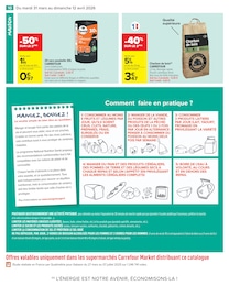 Offre Poubelle dans le catalogue Carrefour Market du moment à la page 12