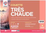Couette "Très chaude" - BLANREVE en promo chez Carrefour Cagnes-sur-Mer à 16,50 €