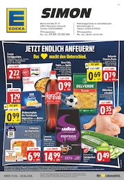 EDEKA Prospekt für Meschede (Kreis- und Hochschulstadt) mit 25 Seiten EDEKA Prospekt für Meschede (Kreis- und Hochschulstadt): "Aktuelle Angebote", 25 Seiten, 15.06.2026 - 20.06.2026