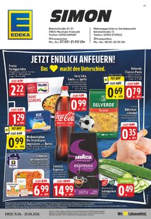 Aktueller EDEKA Prospekt (Meschede (Kreis- und Hochschulstadt), 25 Seiten zum blättern EDEKA Prospekt Aktuelle Angebote mit 25 Seiten