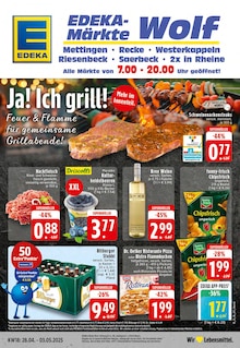 Bitburger im aktuellen EDEKA Prospekt (Osnabrück) Bitburger im EDEKA Prospekt "Aktuelle Angebote" mit 24 Seiten (Osnabrück)