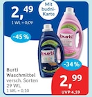 Waschmittel von Burti im aktuellen budni Prospekt