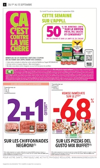 Catalogue de la semaine "Intermarché" avec 2 pages, valide du 01/09/2026 au 13/09/2026 pour Saint-Maur-des-Fossés et alentours Prospectus de la semaine "Intermarché" avec 2 pages, valide du 01/09/2026 au 13/09/2026 pour Saint-Maur-des-Fossés et alentours