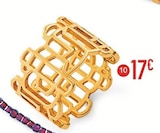 Bague en laiton doré - E.Leclerc Bague en laiton doré à 17,00 € dans le catalogue E.Leclerc