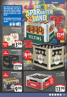 Veltins im aktuellen EDEKA Prospekt (Arnsberg) Veltins im EDEKA Prospekt "Aktuelle Angebote" mit 24 Seiten (Arnsberg)