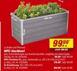 WPC-Hochbeet bei toom Baumarkt im Thießen Prospekt für 99,99 €