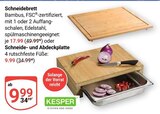 Schneidebrett Angebote von Kesper bei GLOBUS Brühl für 9,99 €