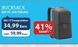 Rucksack mit PC Halterung Angebote bei Trinkgut Unna für 34,99 €