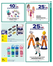 Prix et réduction Barbie dans le prospectus Carrefour en cours Offre Barbie dans le catalogue Carrefour du moment à la page 59