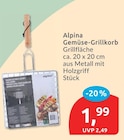 Gemüse-Grillkorb im Angebot bei budni in Buchholz Gemüse-Grillkorb Angebote von Alpina bei budni Buchholz für 1,99 €