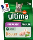 CROQUETTES POUR CHAT STÉRILISÉ AU POULET ULTIMA - ULTIMA dans le catalogue Auchan Hypermarché