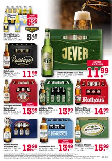 Bier im E center Prospekt "Aktuelle Angebote" mit 34 Seiten (Pforzheim)