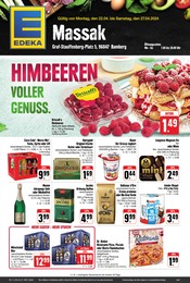 Aktueller nah und gut Supermarkt Prospekt in Kemmern und Umgebung, "Wir lieben Lebensmittel!" mit 4 Seiten, 22.04.2024 - 27.04.2024