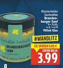 Brandenburger Senf von Klosterfelder Senfmühle für 3,99 € bei E center im Angebot Brandenburger Senf von Klosterfelder Senfmühle im aktuellen E center Prospekt