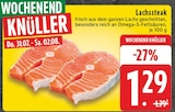 EDEKA Welver - Lachssteak Angebot im Prospekt Lachssteak bei EDEKA im Welver Prospekt für 1,29 €