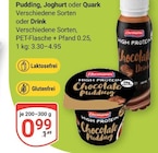 Aktuelles High Protein Chocolate Pudding Angebot bei GLOBUS in Rostock ab 0,99 €