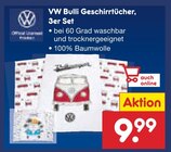 VW Bulli Geschirrtücher für 9,99 € bei Netto Marken-Discount im Angebot VW Bulli Geschirrtücher im aktuellen Netto Marken-Discount Prospekt