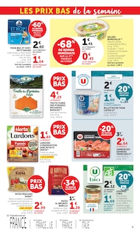 Promotion Cacahuètes dans le prospectus Super U, valable du 15/07/2026 au 26/07/2026 Promo Cacahuètes dans le catalogue Super U du moment à la page 9