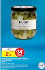 Cornichons français au vinaigre le classique - HUGO en promo chez Intermarché Hyper Cornichons français au vinaigre le classique - HUGO dans le catalogue Intermarché Hyper