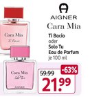 Cara Mia Ti Bacio oder Solo Tu Eau de Parfum von AIGNER im aktuellen Rossmann Prospekt für 21,99 €