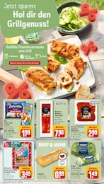 REWE Bratwurst im Prospekt 