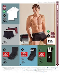 Offre Boxer Homme dans le catalogue Carrefour du moment à la page 13