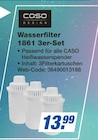 Wasserfilter 1861 3er-Set bei expert im Mönchshof Prospekt für 13,99 €