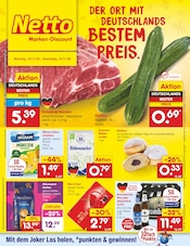 Aktueller Netto Marken-Discount Prospekt mit Bier, "Aktuelle Angebote", Seite 1